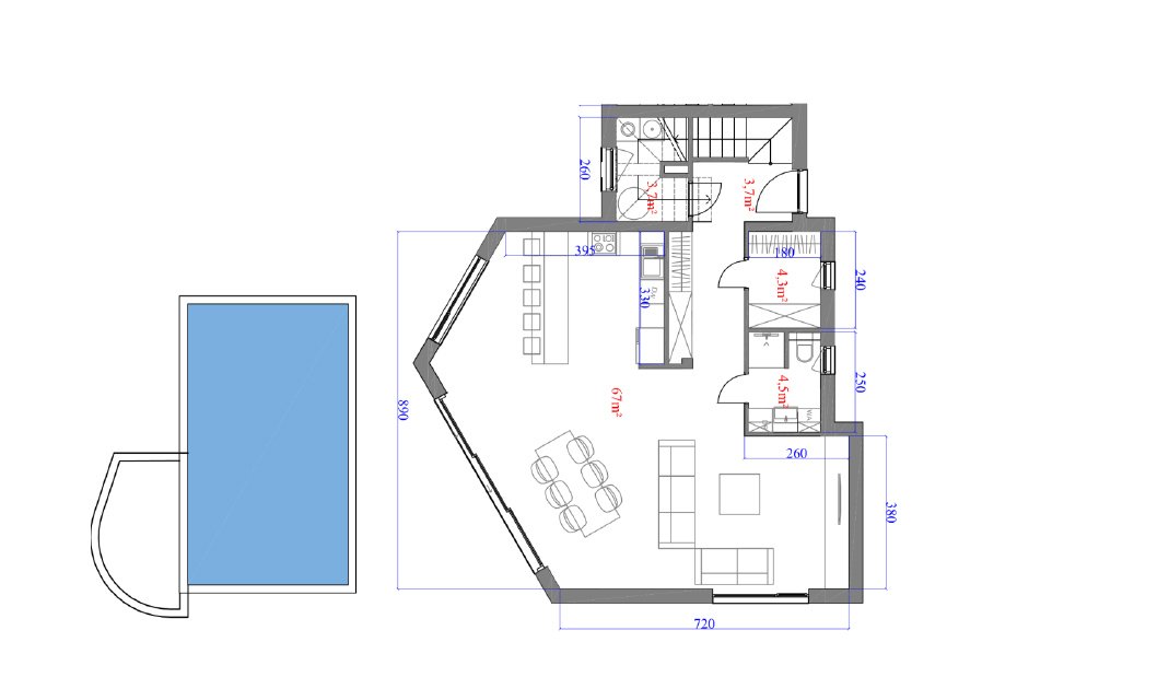 Villa Adria apartments 2st floor - first floor 1-1-jp